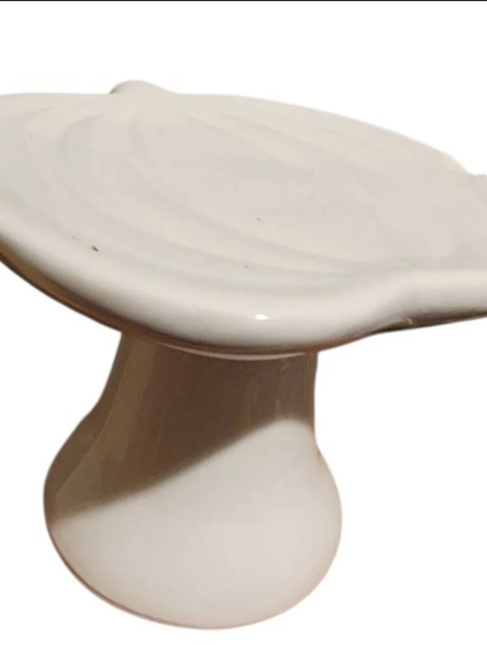 White Ceramic Pumpkin Cupcake Stand - Festive Fall Party Halloween Decoration